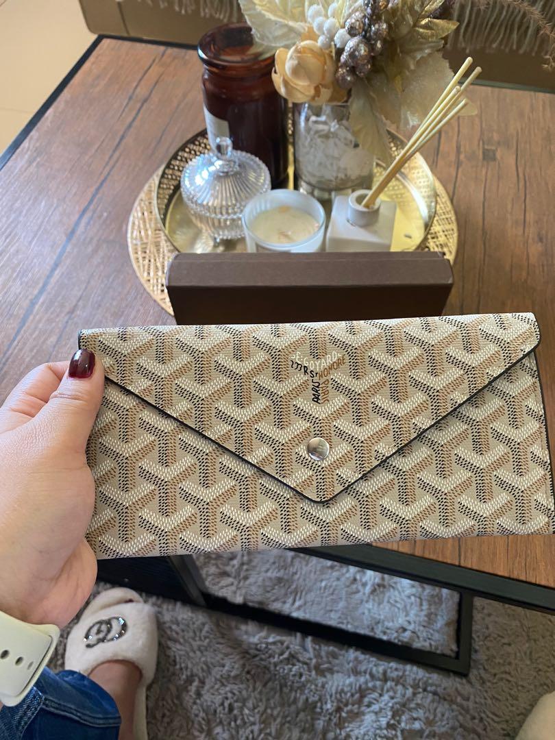 Goyard envelope shop wallet