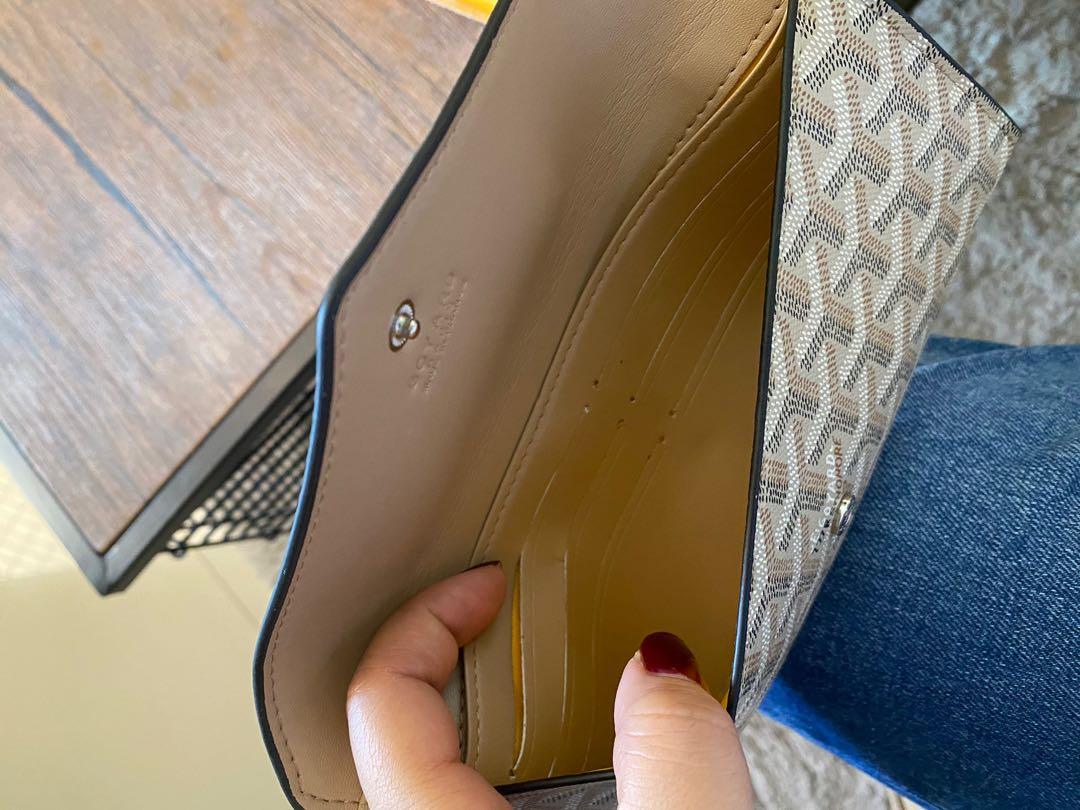 Goyard envelope hotsell wallet