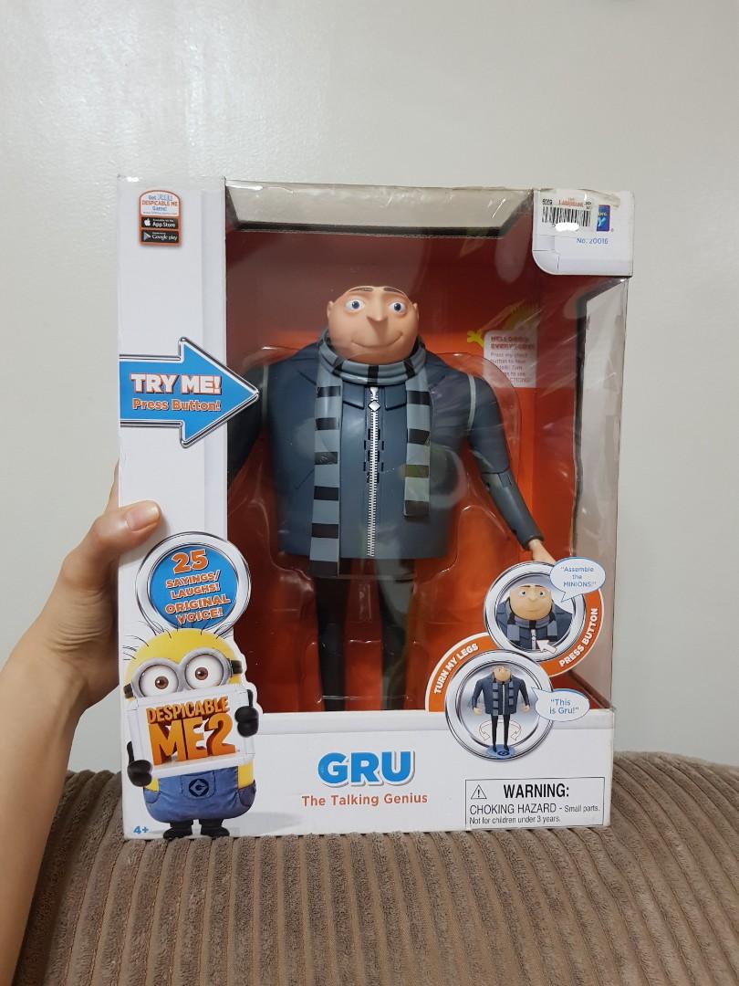 Gru The Talking Genius Thinkway Despicable Me Minions Hobbies Toys Toys Games On Carousell