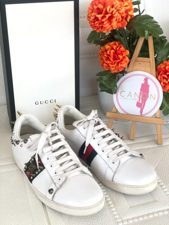 ace studded leather sneaker