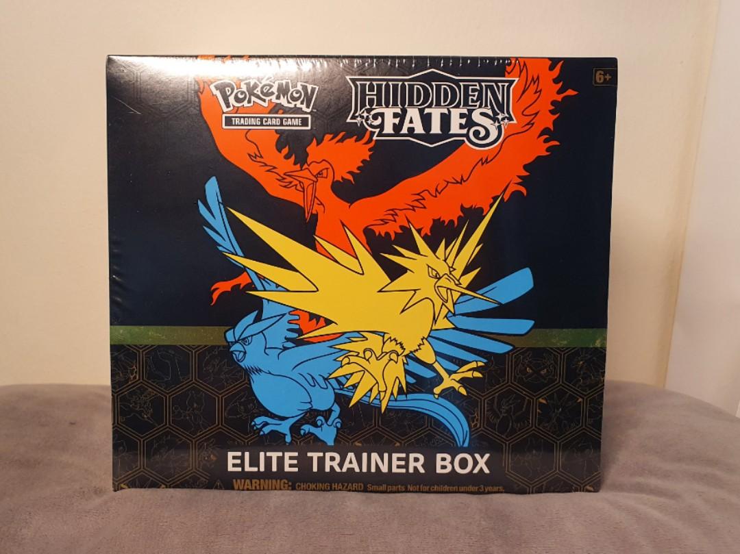 Hidden Fates Elite Trainer Box Reprint Pokemon Tcg Hobbies Toys Toys Games On Carousell