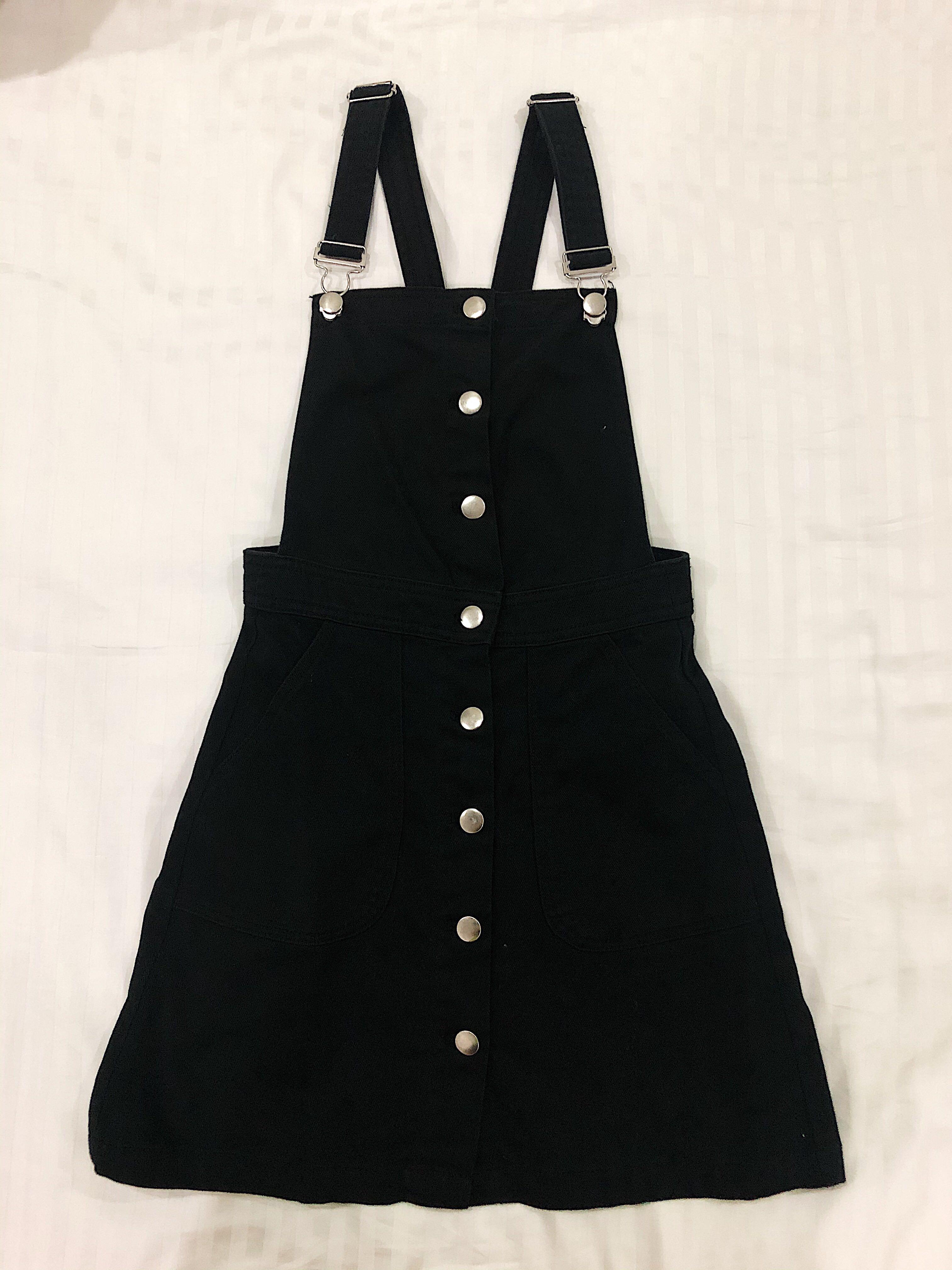 Denim pinafore dress h&m online