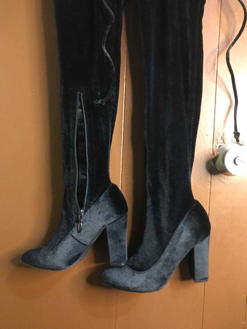 H&m thigh high boots new arrivals
