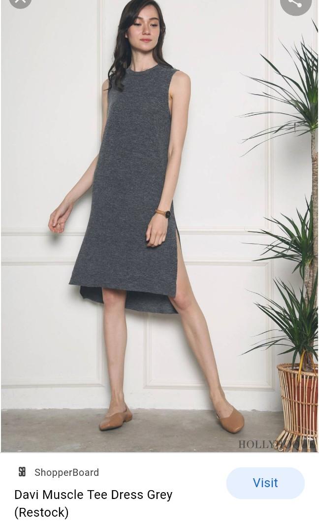 Muscle tee dress clearance