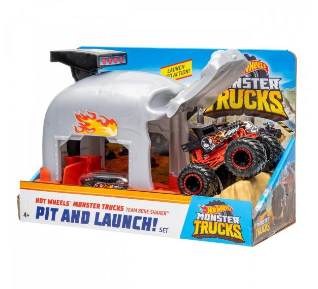Hot wheels monster truck launcher top