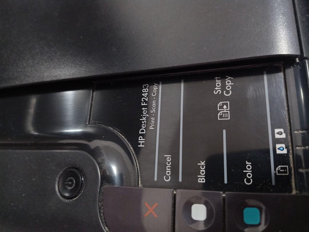 HP Deskjet F2483 -Print Scan Copy, Computers & Tech, Printers, Scanners ...