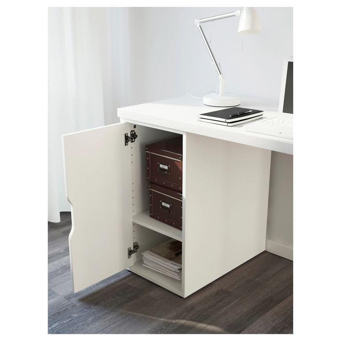ikea alex white storage drawer unit home furniture others on carousell