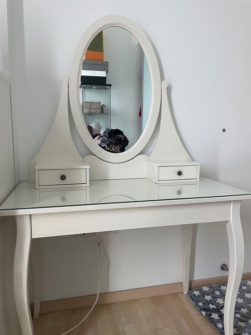 IKEA dressing table, Furniture, Tables & Chairs on Carousell