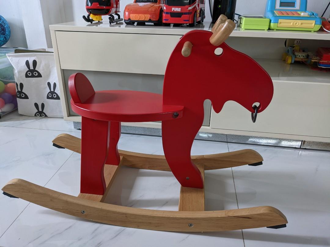 moose rocking horse