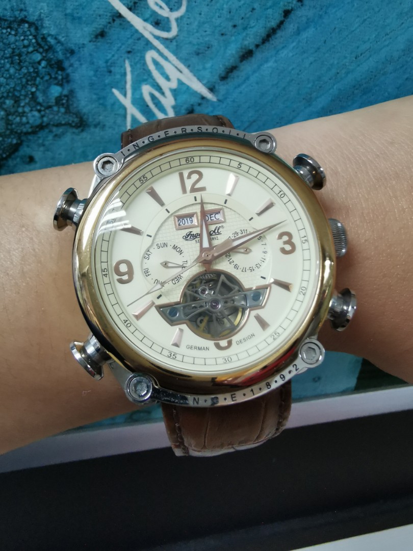 INGERSOLL Montgomery Fine Cream Dial Automatic Watch Luxury