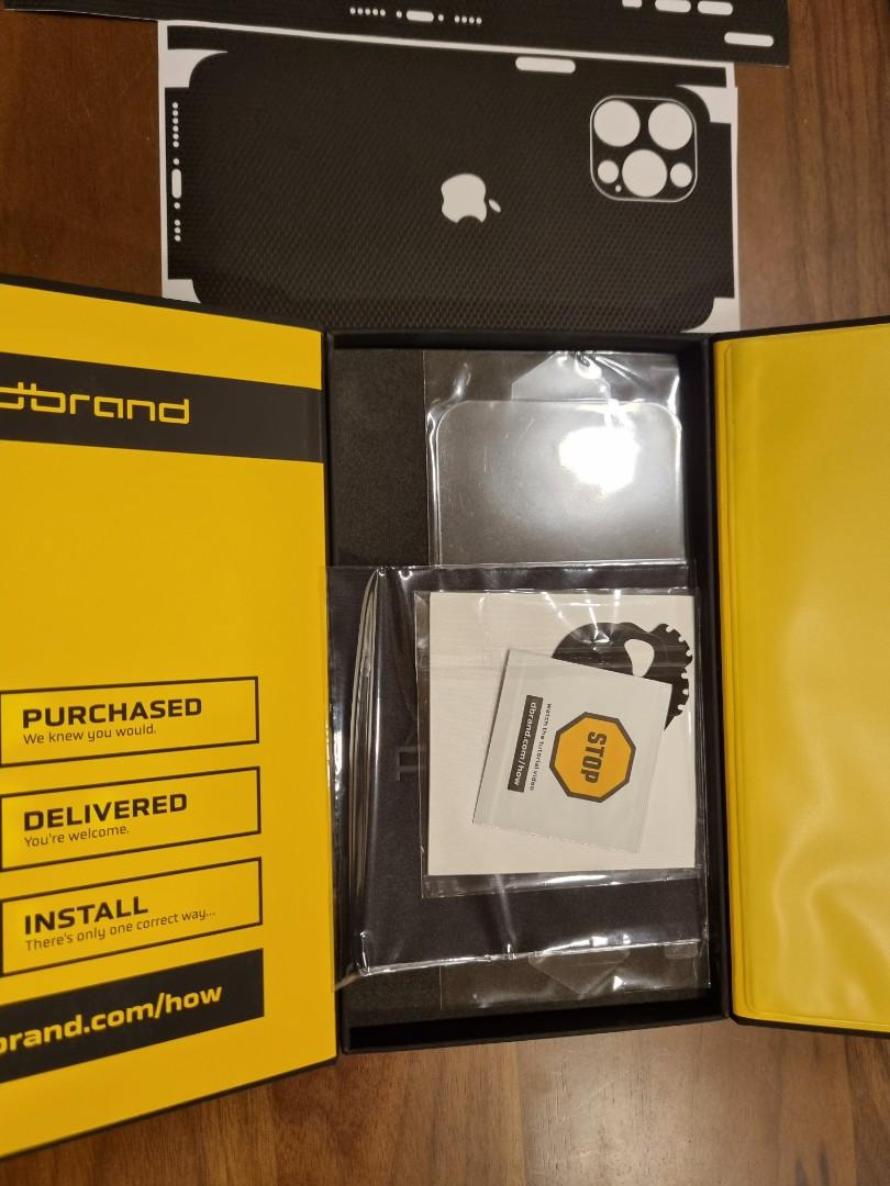 iPhone 12 Pro Max Dbrand Skin With Screen Protector, Mobile Phones & Gadgets, Mobile & Gadget