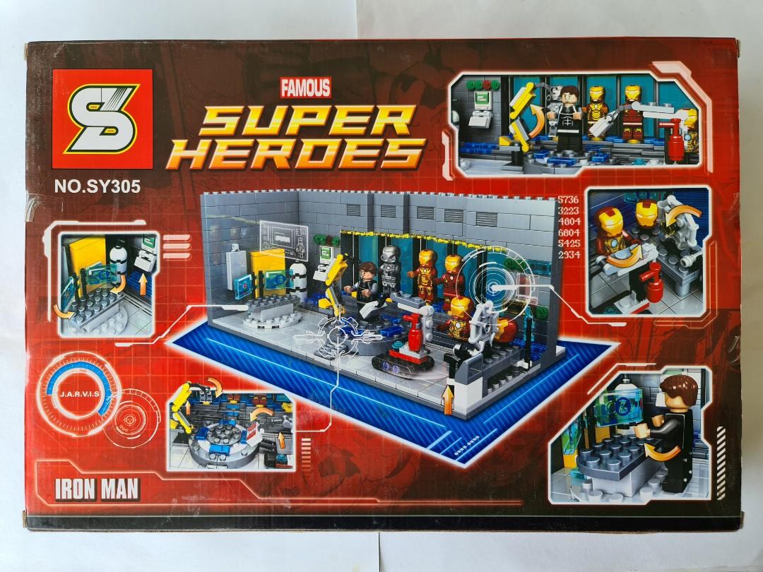 Lego iron man laboratory sy305 top