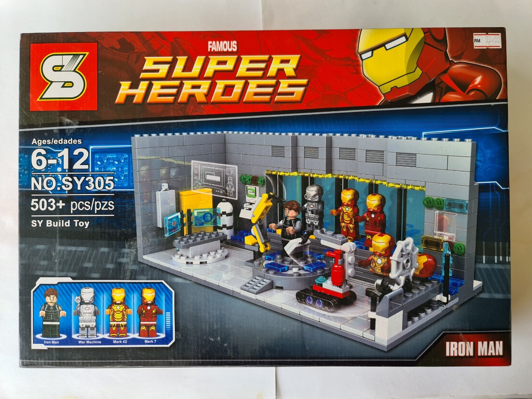 Lego sy305 top iron man laboratory