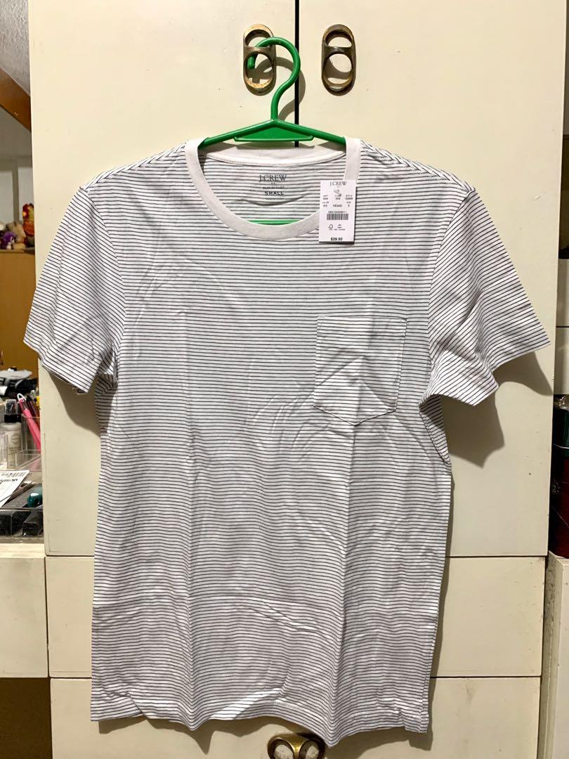 J. Crew Slim Fit Shirt (Category: Tshirts & Polo Shirts ) located in Marikina City. Submitted by ernieco (Listing ID 1067233509, Image 1). Description: Authentic J. Crew shirt. Bought in the US during my trip. Size is Small Never been used. Still has its tag. Color is white with black stripes..