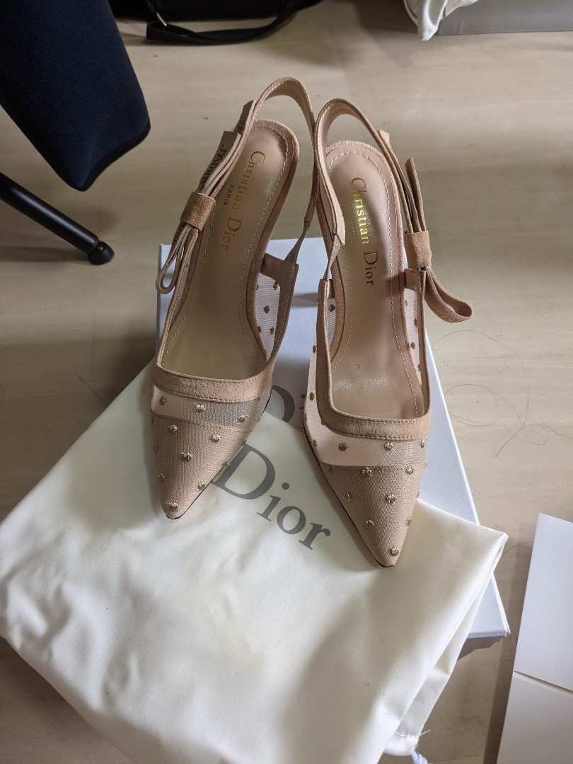 jadior slingback nude