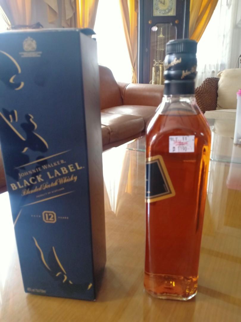 Johnnie Walker Black Label, Makanan & Minuman, Minuman Tidak ...