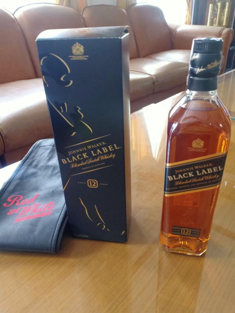 Johnnie Walker Black Label, Makanan & Minuman, Minuman Tidak ...