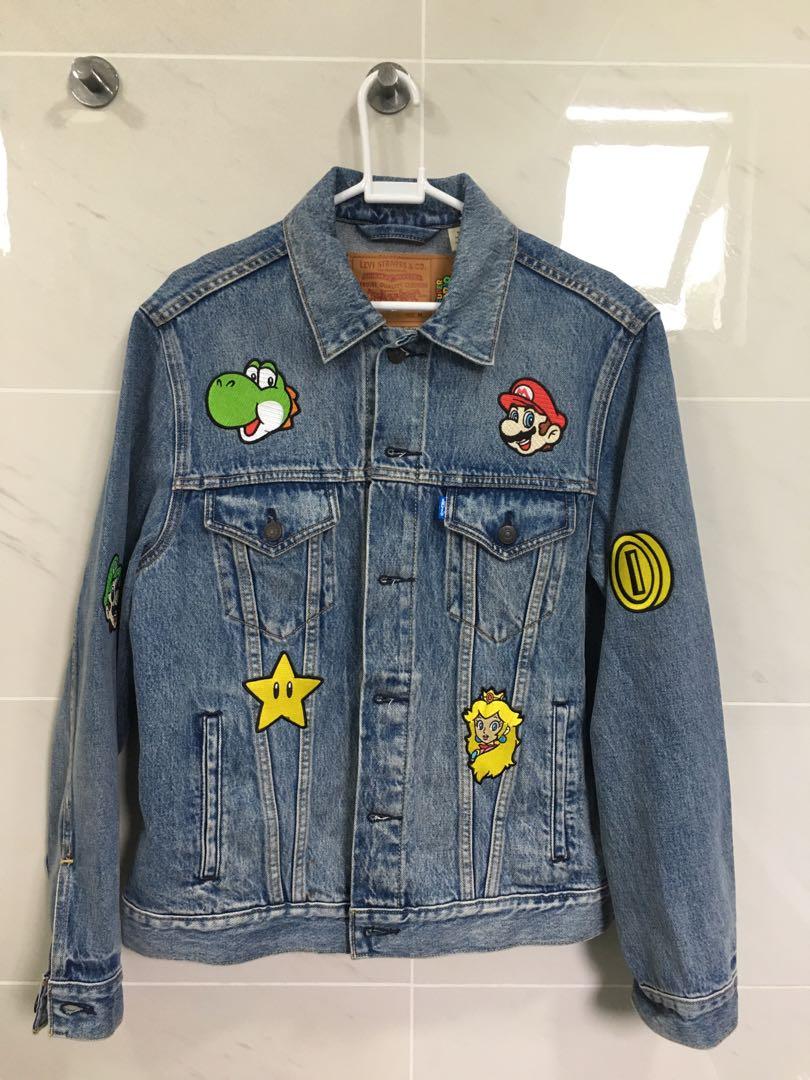 Levi's Super Mario Denim Jacket, Men's Fashion, Coats, Jackets and  Outerwear on Carousell