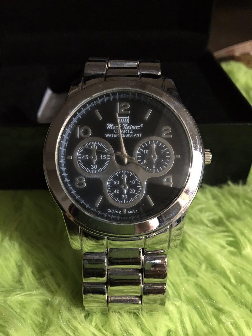 Mark naimer quartz online watch water resistant