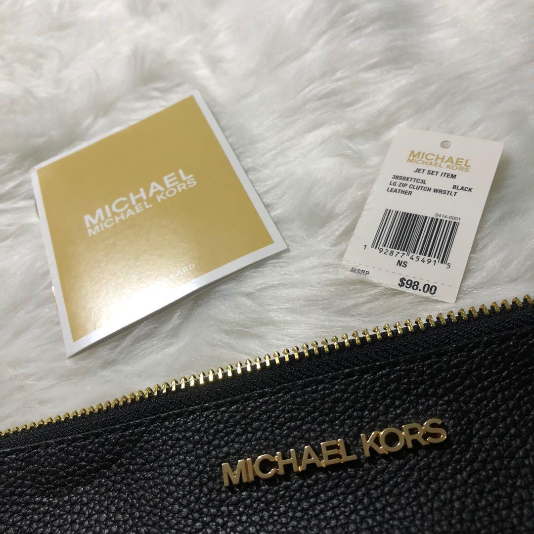 Michael Kors Jet Set Large Black Handbag Leather ref.440058 - Joli Closet