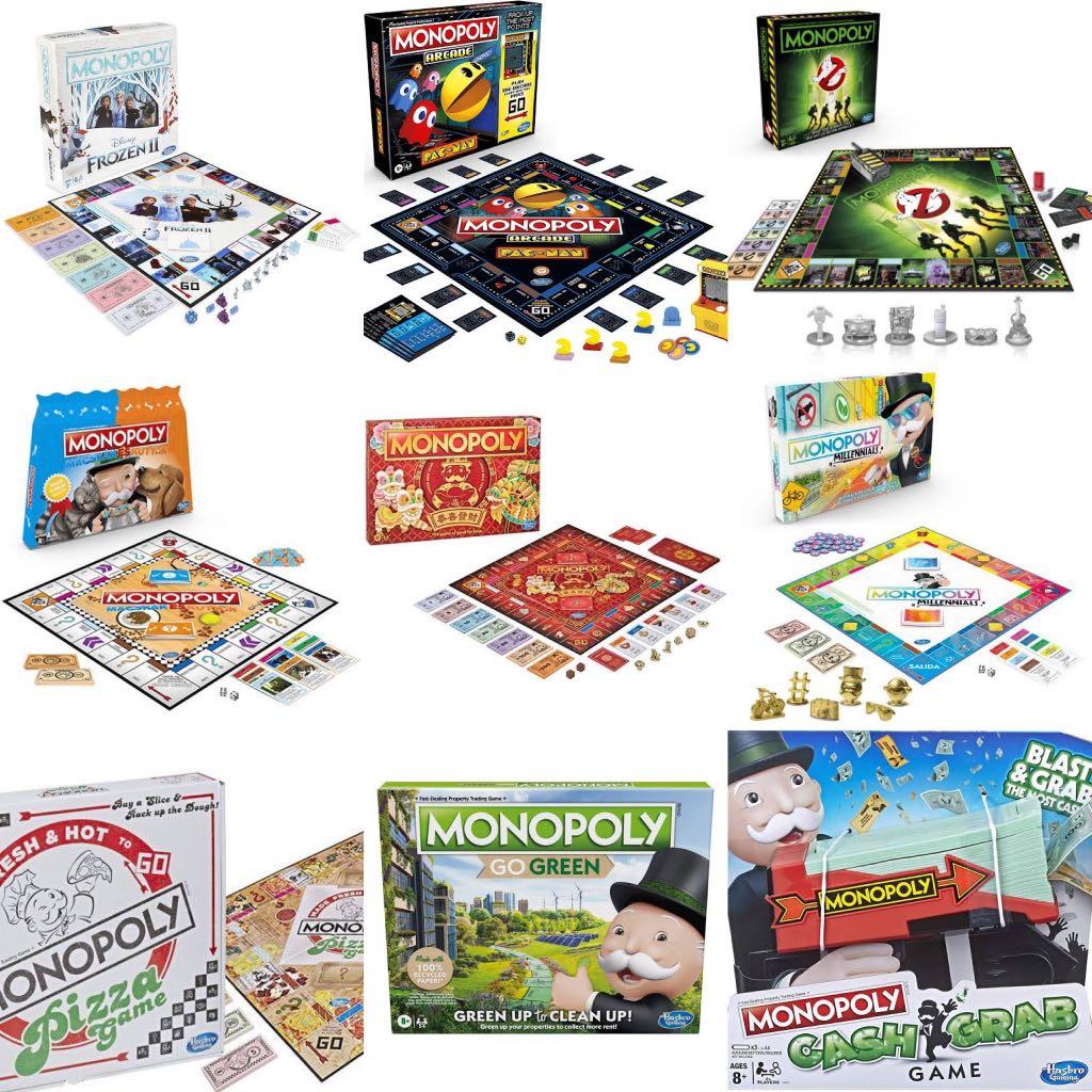 Monopoly Millennials (Category: Board Games & Puzzles) located in Quezon City. Submitted by clarisse0802 (Listing ID 1067225463, Image 2). Description: ETA: Feb 7, 2021 Reserve yours now! Other limited edition Monopoly boards available: Cash Grab (cash gun) Cats vs Dogs Frozen II Ghostbusters Go Green Lunar New Year (Jan 2021 release) Millennials Pacman Pizza Ultimate Banking Other editions available upon request.
