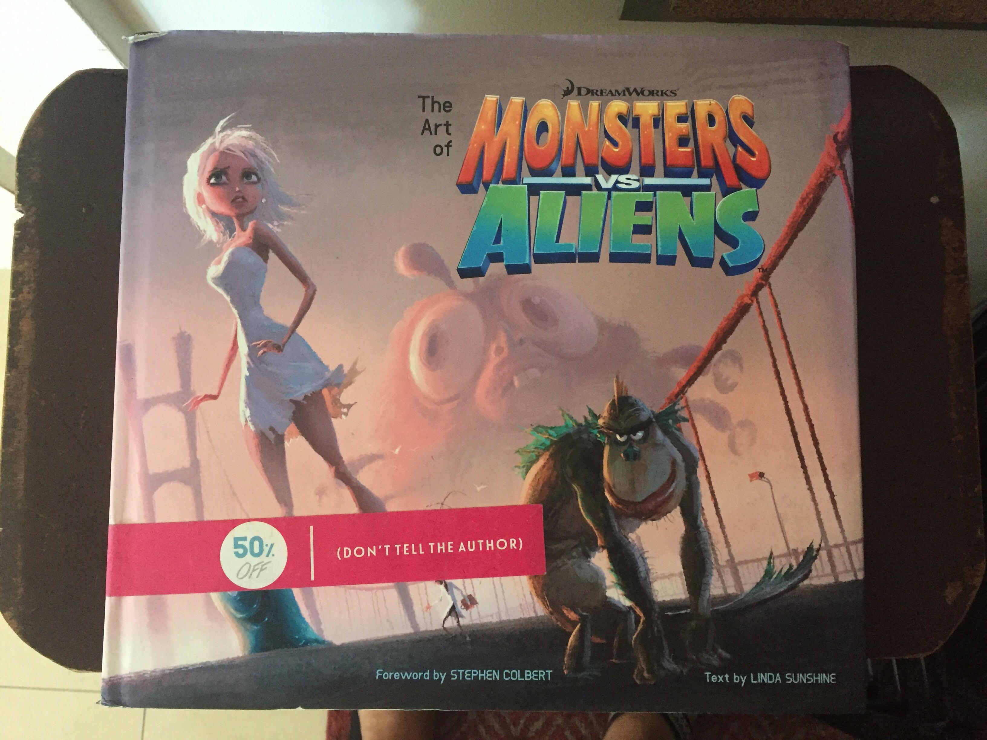 Monsters vs Aliens art book, Hobbies & Toys, Books & Magazines, Fiction