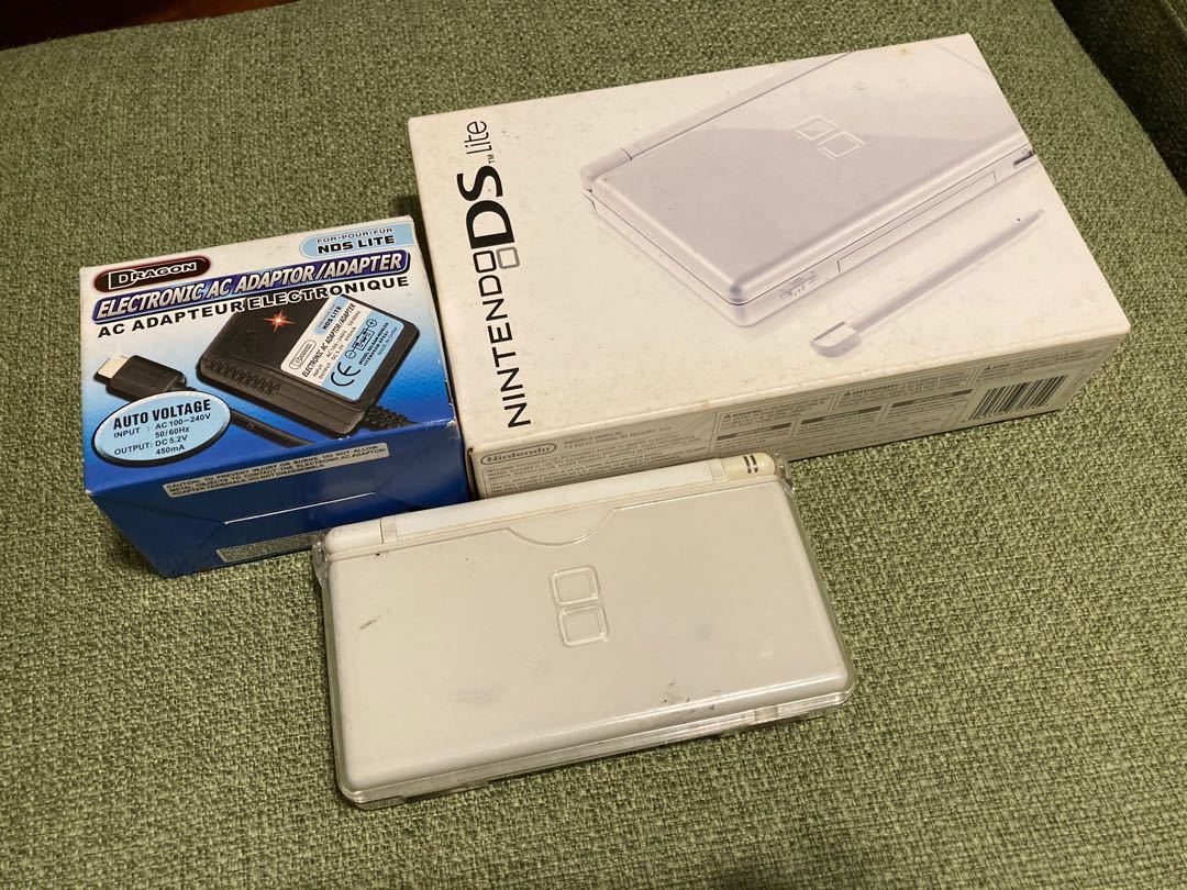 Nintendo Ds Lite Ndsl 白色 遊戲機 遊戲機器材 Carousell