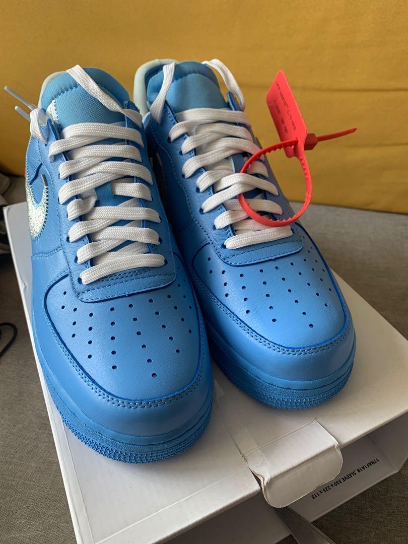 nike air force 1 low off white mca unc blue