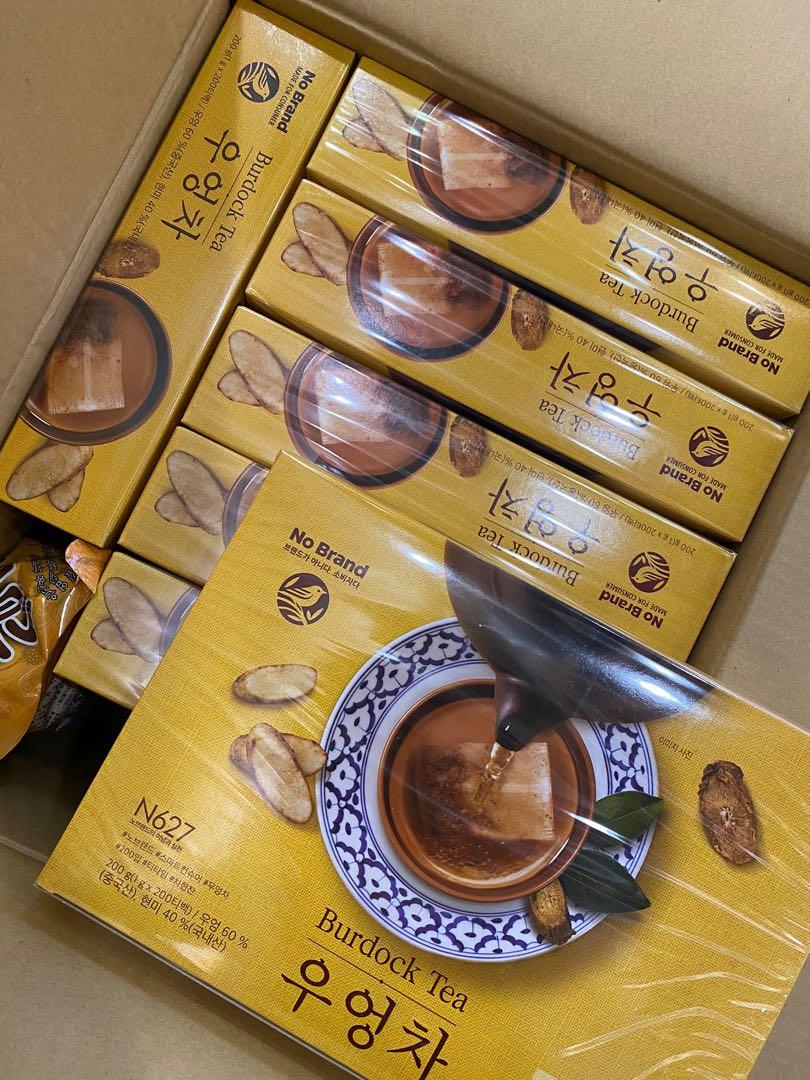 韓國no Brand牛蒡茶包一盒1g X 0包 嘢食 嘢飲 包裝食物 即食食物 Carousell