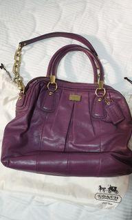 Original Purple Coach Bag