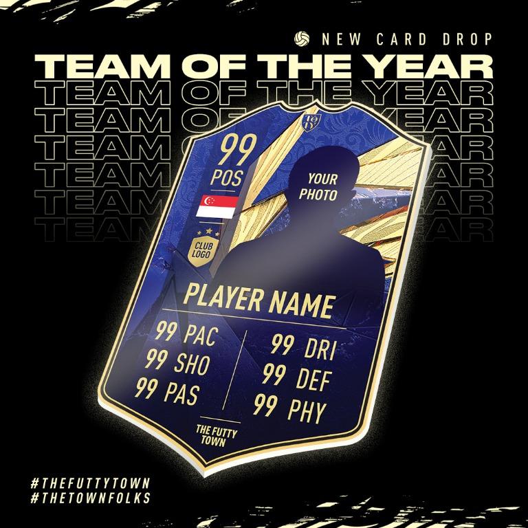 Personalised Fifa Ultimate Team Fut Card Toty 21 Toys Games Video Gaming In Game Products On Carousell