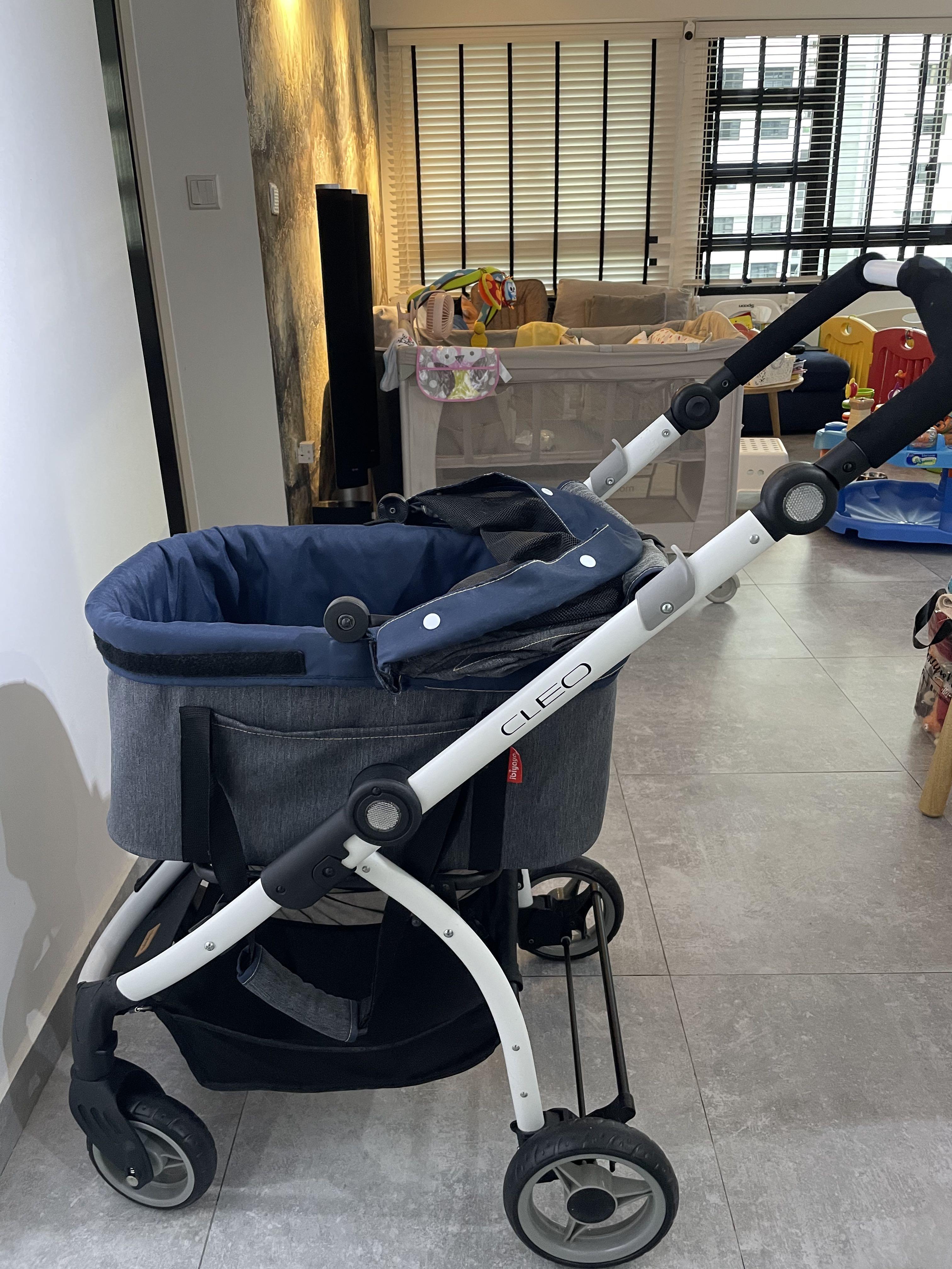 pet stroller ibiyaya cleo denim pet supplies homes other pet accessories on carousell