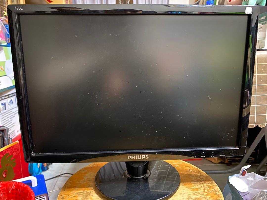 Philips 飛利浦19吋電腦螢幕monitor 電腦 平板電腦 電腦周邊產品 電子屏幕 Carousell