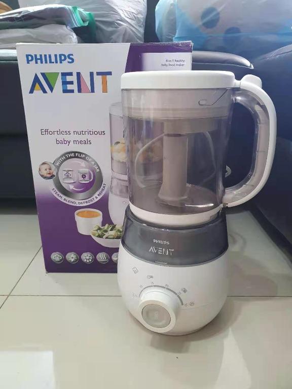 Philips Avent 4 In 1 Healthy Baby Food Processor Steamer Blender Babies Kids Nursing Feeding Weaning Toddler Feeding On Carousell
