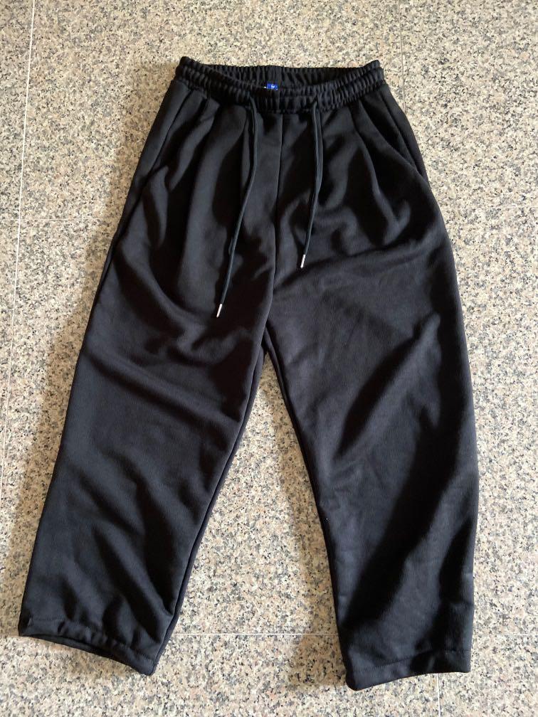 100 cotton black sweatpants