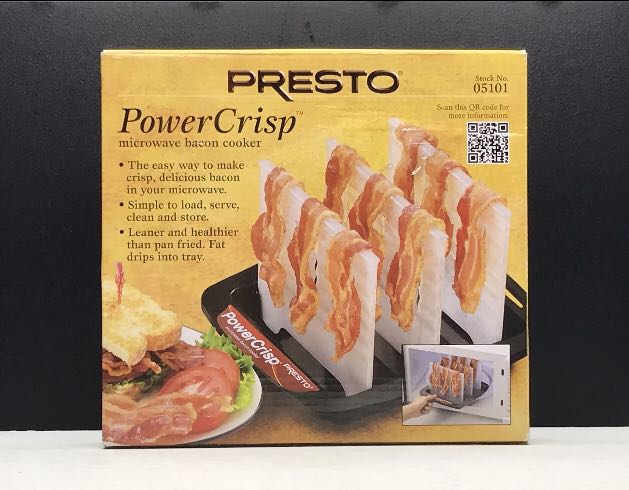 PRESTO POWER CRISP Microwave Bacon Cooker NEW in Box TV Home Appliances Kitchen Appliances Cookers on Carousell