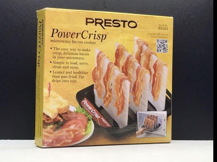 presto 05100 powercrisp microwave bacon cooker