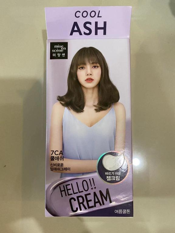 Ready Stock Mise En Scene Blackpink Lisa Cool Ash Hair Dye Solution K Wave On Carousell