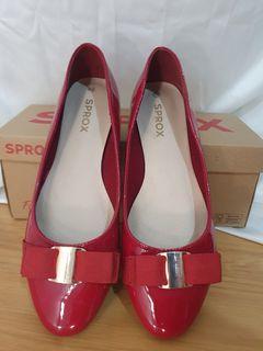 Red Flat Shoes PAYLESS SPROX