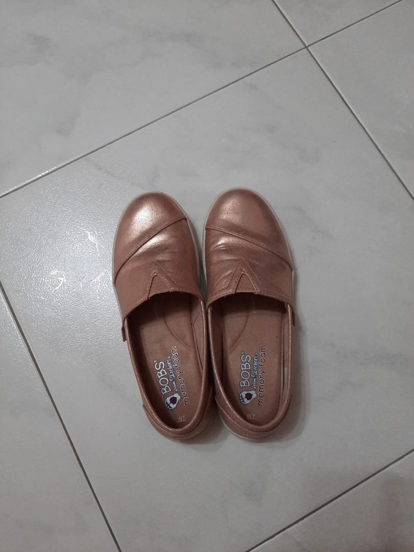 rose gold bobs skechers