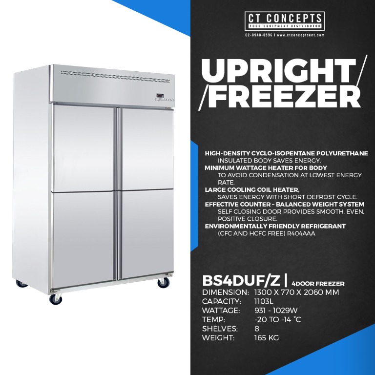 Upright hot sale freezer wattage