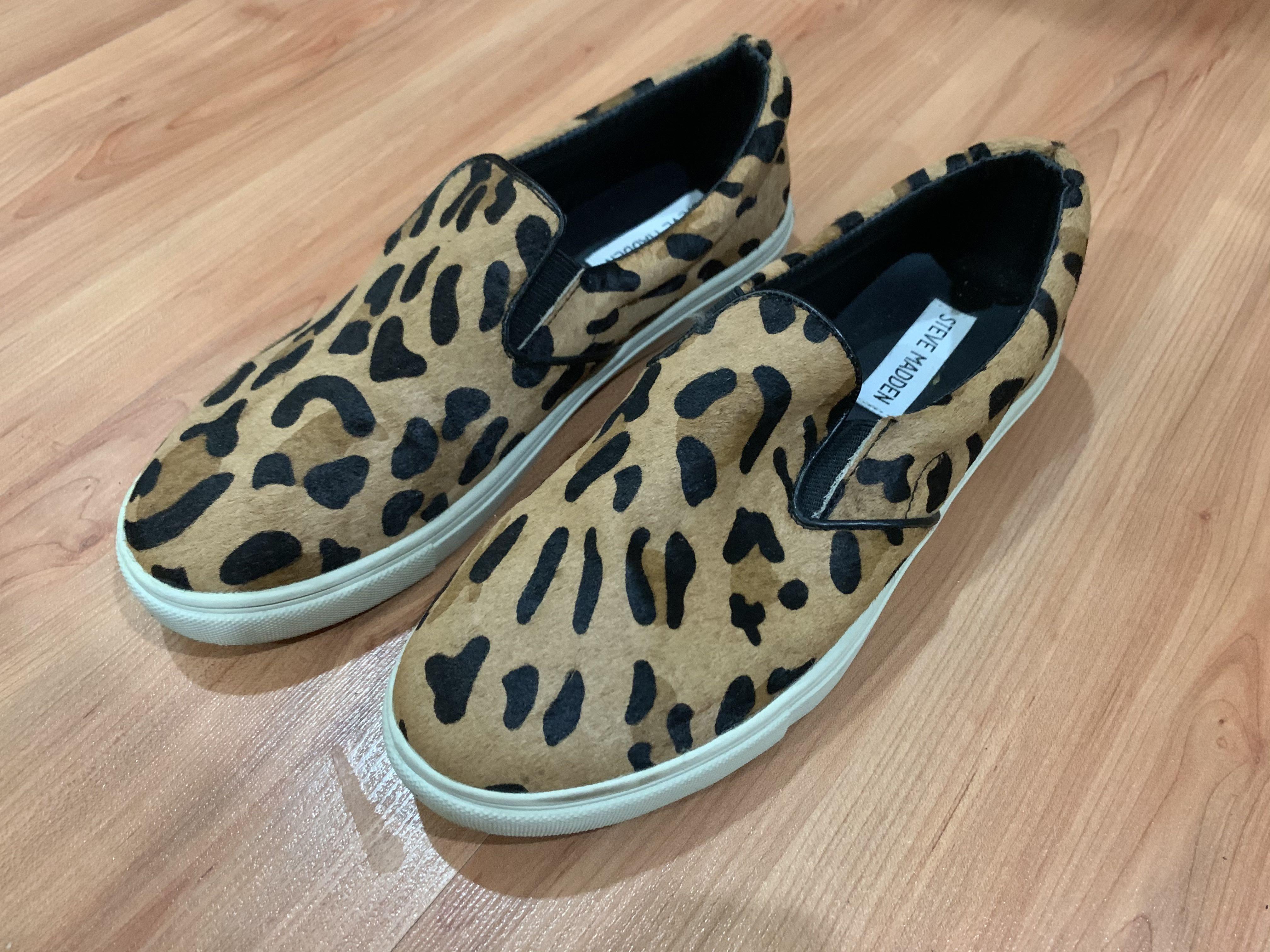 Steve madden shop cheetah slip on