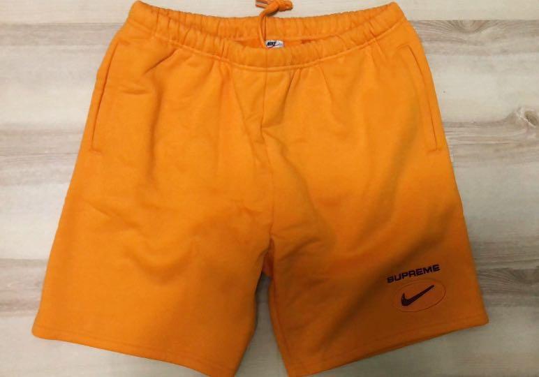 Supreme X Nike Jewel Sweatshort Orange