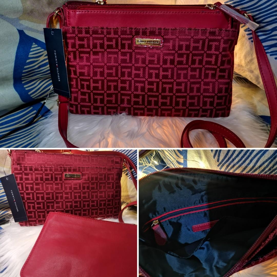 Tommy Hilfiger Red Sling Bag