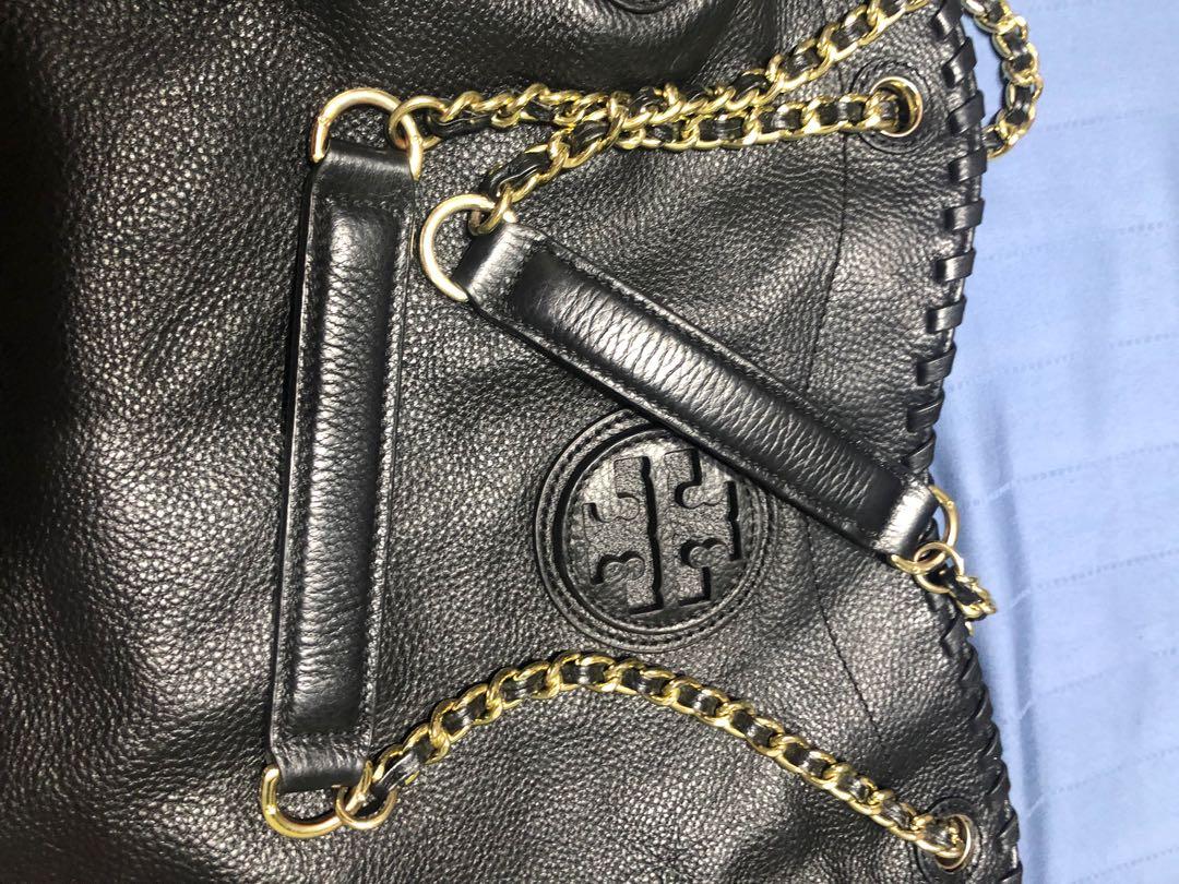 authentic Tory Burch Marion Slouchy black tote bag,, Women's Fashion, Bags  & Wallets, Cross-body Bags on Carousell