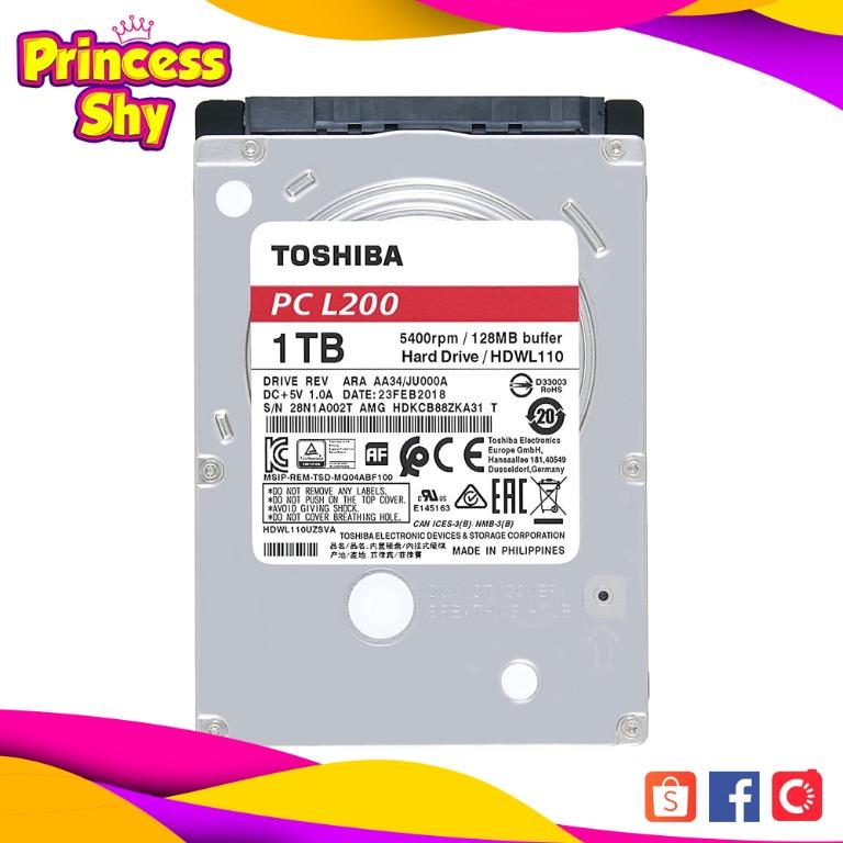 Toshiba clearance l200 1tb
