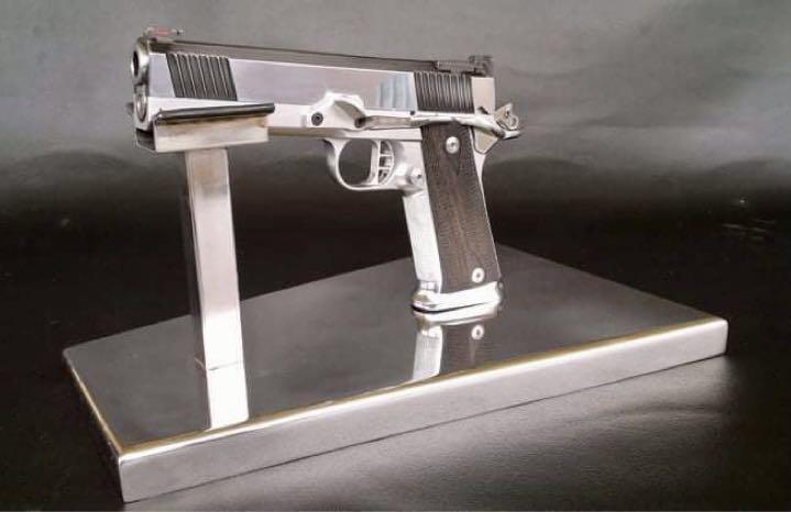 Universal Gun Stand (Category: Airsoft) located in Manila. Submitted by vin_case (Listing ID 1067315580, Image 1). Description: Universal Pistol Stand - Stainless Steel - Can fit any kind of pistols - Good for zeroing Contact: 0917-793-0752 Shipping: Nationwide.