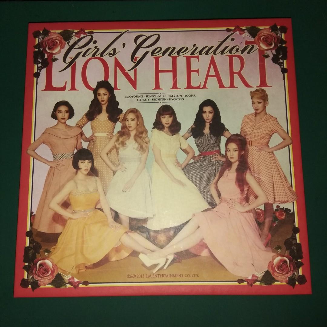 Unsealed Girls Generation Lion Heart Album Hobbies Toys Collectibles Memorabilia K Wave On Carousell