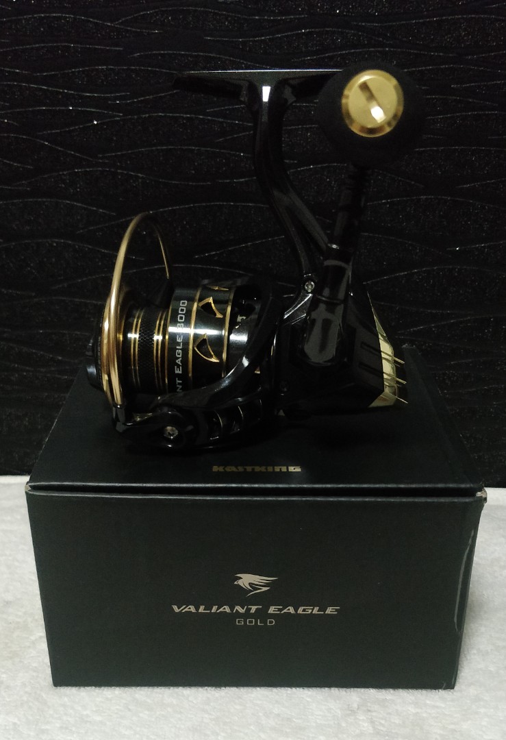 KastKing Valiant Eagle Gold Spinning Reel 6.2:1 High-Speed Gear Ratio  Freshwater and Saltwater Fishing