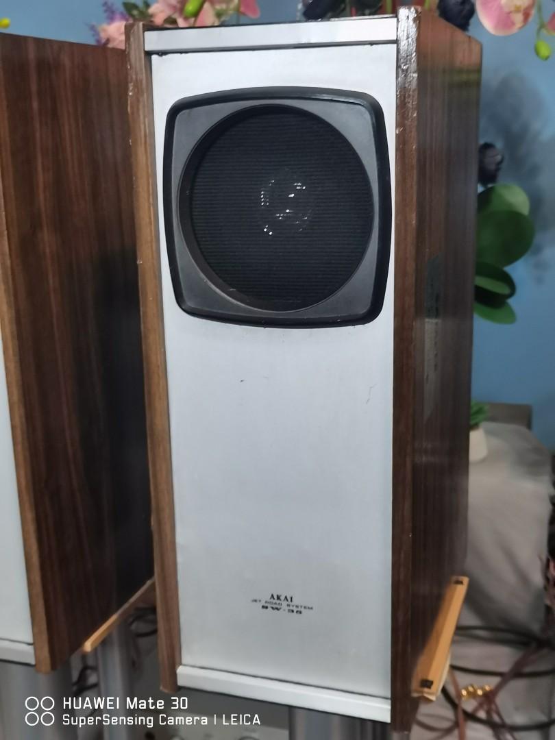 希少 AKAI バックロードホーンスピーカー SW-35 jet stream